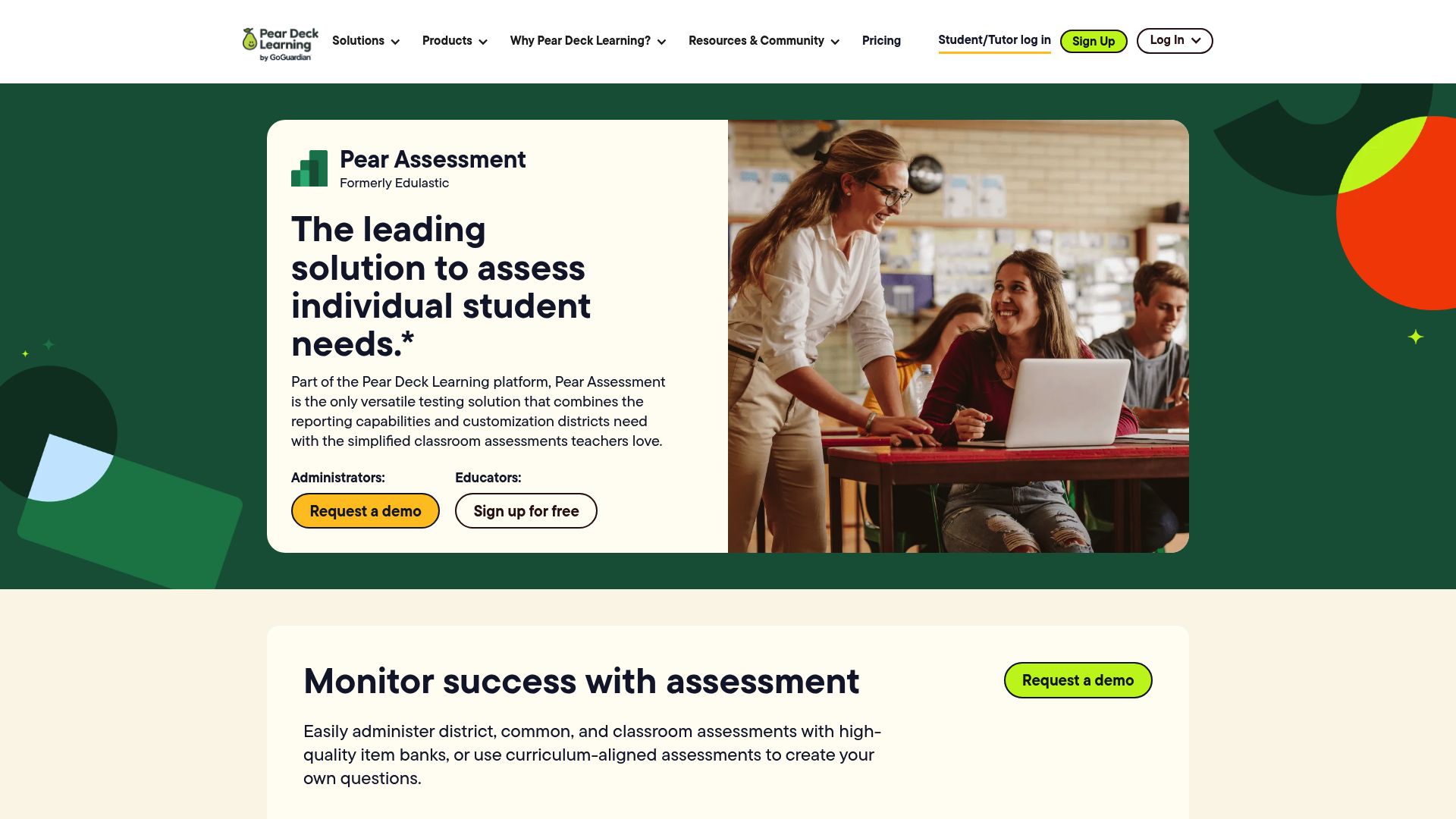 Edulastic screenshot