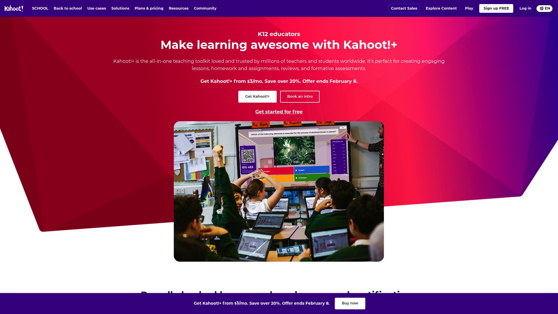 Kahoot screenshot