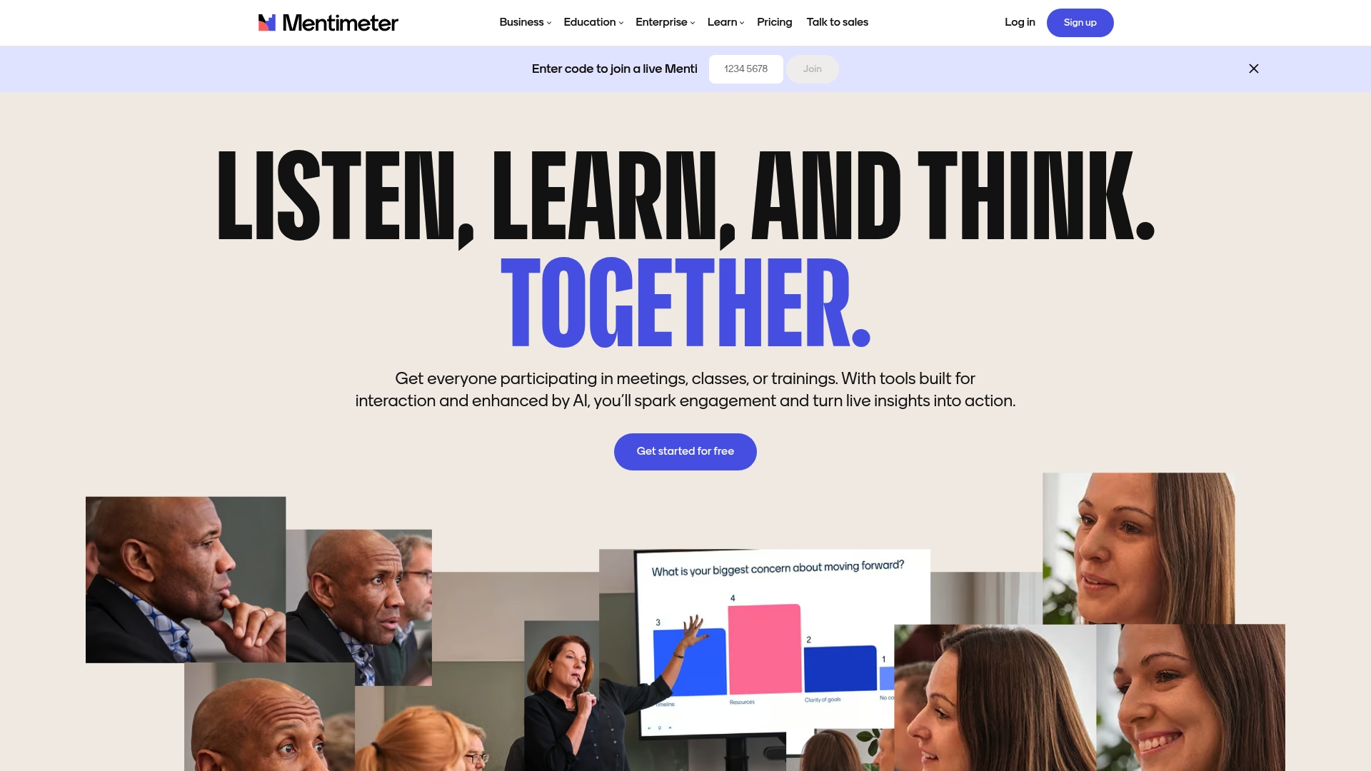 Mentimeter interface