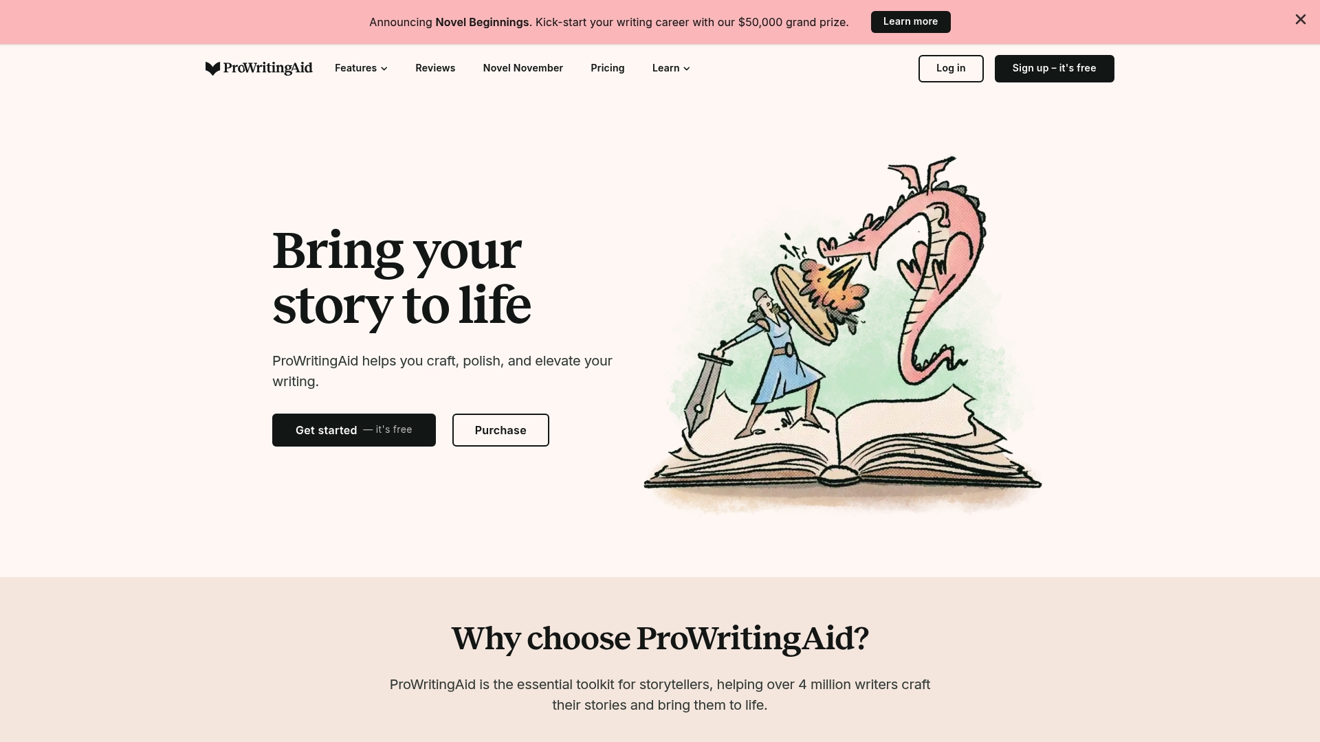 ProWritingAid interface